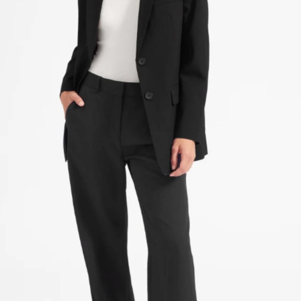 Everlane The Oversized Blazer Size 6 Black